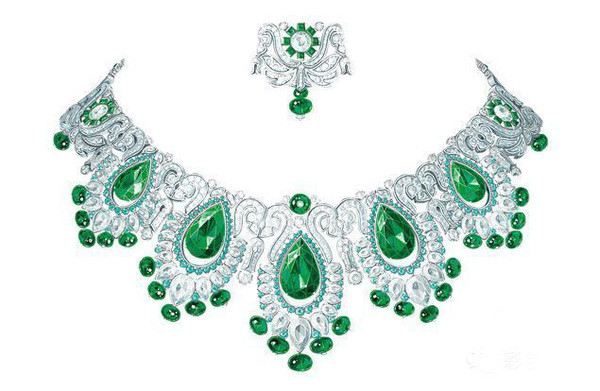 精美絕倫的珠寶首飾設(shè)計(jì),不一般的素描彩鉛手繪。